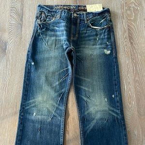 Men’s Vintage American Eagle Slim Straight Jeans | 32x34 | NON-STRETCH